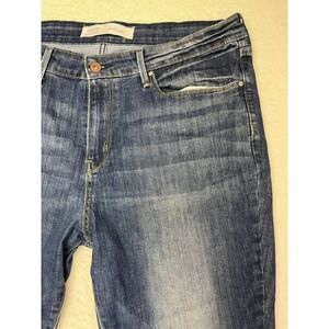 Signature Levi Strauss Jeans Womens 16M Blue Mid Rise Skinny Stretch Denim 33x30